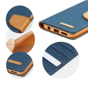 Capa Canvas Book para SAM Galaxy S8 Plus Azul marinho