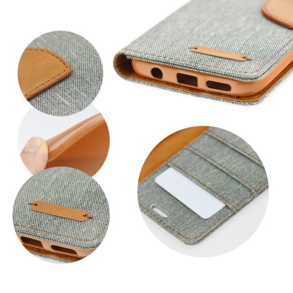 Capa Canvas Book para SAM Galaxy J5 2017 Cinza
