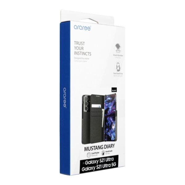 Capa tipo carteira para SAMSUNG S21 ULTRA e ULTRA 5G Preta