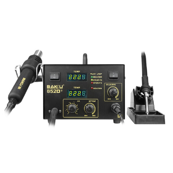 Estação de soldadura 640W 2 EN 1 BAKU-852D+