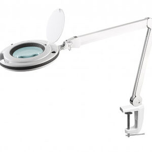 Lupa de bancada com iluminação LED e 5X