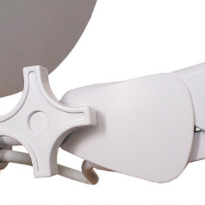 Lupa de bancada com iluminação LED e 5X