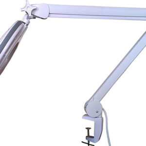 Lupa de bancada com iluminação LED e 5X