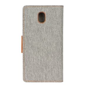 Capa Canvas Book para SAM Galaxy J5 2017 Cinza