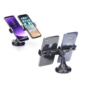 Suporte duplo c/braço curto para carro para Smartphones