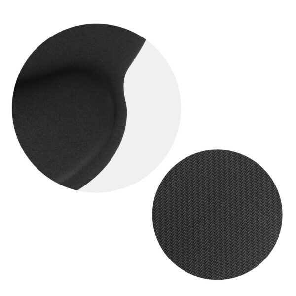 Suporte ergonômico para punho em mousepad 250x230x25mm / preto
