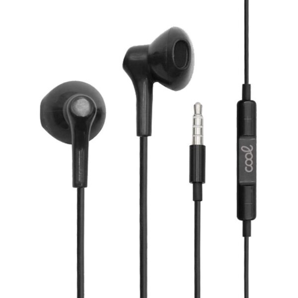Fones estéreo de 3,5 mm com micro preto