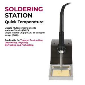 Estação de soldadura 500W (2 em 1) BAKU-601D+