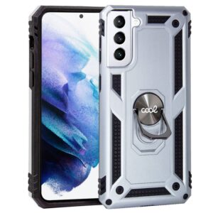 Capa Samsung G996 Galaxy S21 Plus anel rígido prata