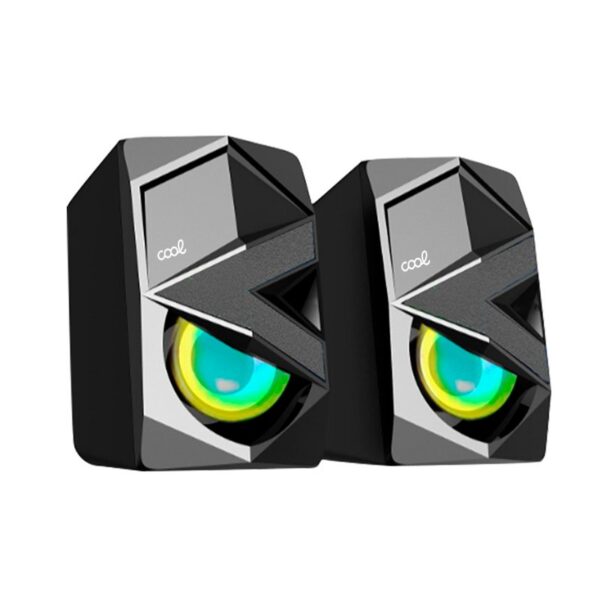 Colunas Áudio para PC Gaming LED USB COOL 8W