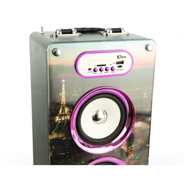 Coluna Portátil TOP Z8Box Bluetooth 20W Paris
