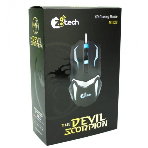 Rato Gaming Z8tech M1628 Devil Scorpion 3200dpi