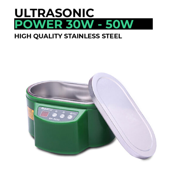 Máquina de limpeza ultrassom 0.8L 50W BAKU-9050