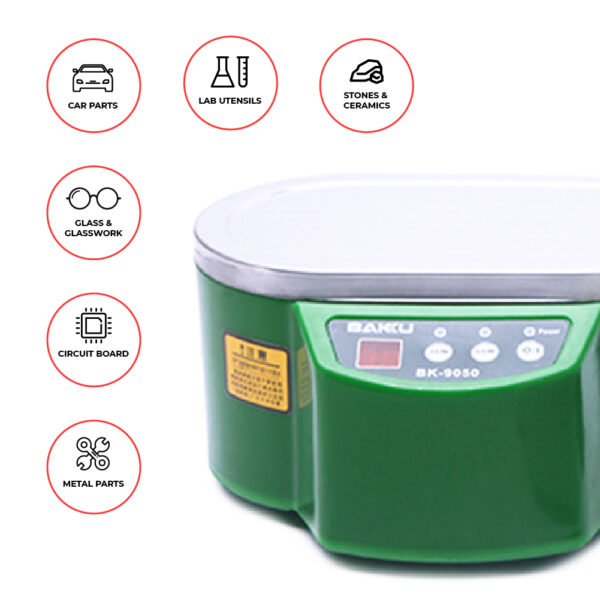 Máquina de limpeza ultrassom 0.8L 50W BAKU-9050