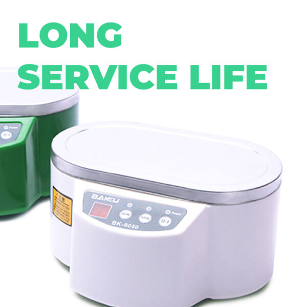 Máquina de limpeza ultrassom 0.8L 50W BAKU-9050