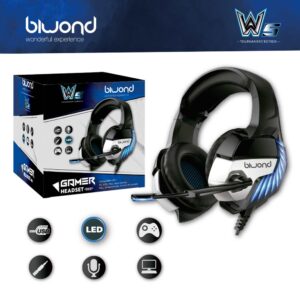 Auscultadores Gaming Biwond W5 Pro edição Tournament