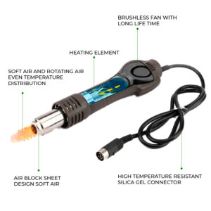 Estação de soldadura 400W BAKU-600D+