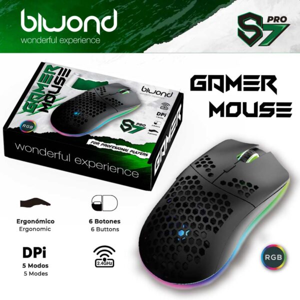 Rato Gaming Biwond S7 Pro sem fios