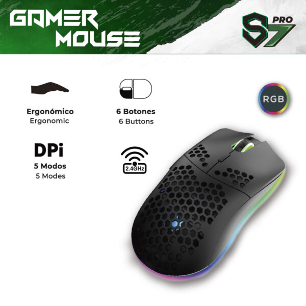 Rato Gaming Biwond S7 Pro sem fios