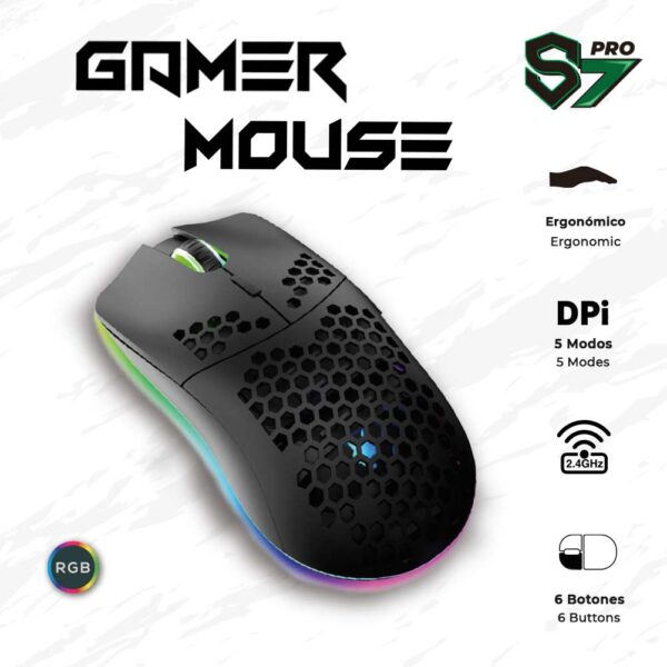 Rato Gaming Biwond S7 Pro sem fios